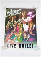 Rare Bob Segar "Live Bullet" Concert Poster