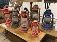 SEVERAL MIX ANTIQUE BARN LANTERNS