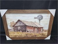 Farmhouse barn wall art 24"x16"