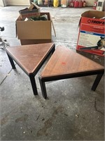 2-Triangle End Tables