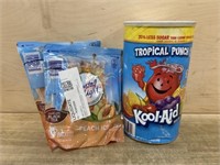 2-16 pack crystal light peach tea & 5lb koolaid