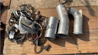 Lot of Assorted Exhaust Pieces