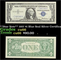 **Star Note** 1957 $1 Blue Seal Silver Certificate