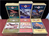 ERTL Complete Set WINGS OF TEXACO 6 Airplanes