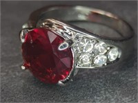925 stamped gemstone ring size 6.5