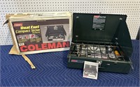 COLMAN DUAL FUEL COMPACT STOVE OPEN BOX