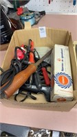 Box Lot of Tools Screwdrivers and More