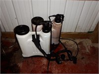(2) One stop 4 gallons back pack sprayers