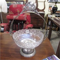 SILVER PLATED CANDY BOWL