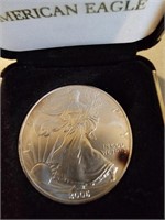 2006 Silver Eagle Dollar in Clamshell Case