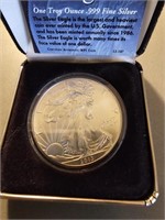 2013 Silver Eagle Dollar in Clamshell Case