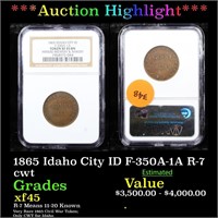 *Highlight* 1865 Idaho City ID F-350A-1A R-7 cwt G
