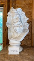 Plaster Bust of Moses / Zeus / John the Baptist?