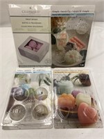 3 Bath Bomb Molds & Treat Boxes Package