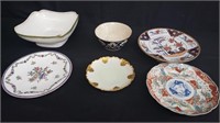 Box of porcelain plates, bowls