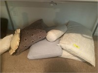 Assortment  of pillows