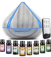 500 ML Scented Oil Diffusers with 8 Essential