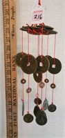 Coin wind chime