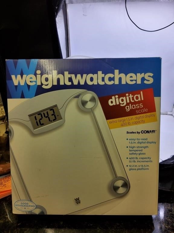 Weightwatchers glass scale