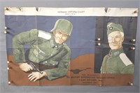 Authentic 1942 War Dept German Uniform Chart