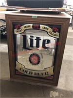 Lite beer mirror