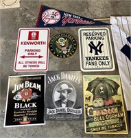 Miscellaneous signs and flags