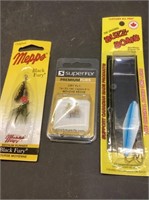 Assorted fishing lures