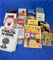Assortment of new vintage cookbooks
