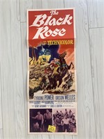 The Black Rose original 1950 vintage movie poster