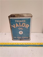 Texaco Valor oil  can