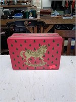 Decorative tin box