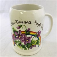 New Brunswick Purple Violet Mug (4 1/2" Tall)