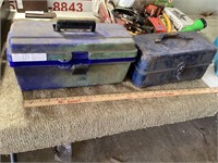 Two Blue Toolboxes
