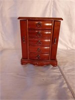 Jewelry box with costume jewelry