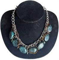 Ladies Chunky Stones Necklace