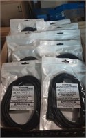 Box of 10 Party link 10 Ft C cord to USB adapters