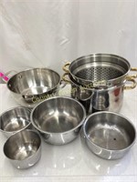 Assorted Kitchen Pots