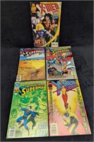 Five X-Men & Superman Comics