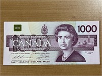 1988 Cdn $1000 Bank Note