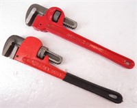 (2) Heavy Duty 12" Pipe Wrenches