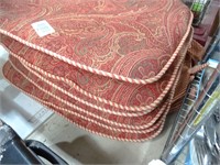 6 Padded Patio Seat Cushions