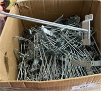 Large Box of Slat Wall 7"" Hangers