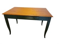 Ethan Allen Green Wooden Desk Table