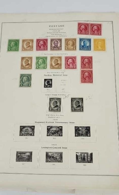 Vintage Stamps unmarked 1974 collection