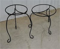 2 wire plant stands