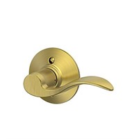 SCHLAGE Accent Lever Non-Turning Lock in Satin