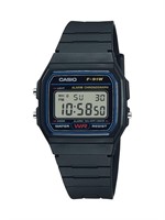 Casio Men's Classic Black Resin Strap Watch