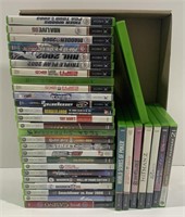 Various Xbox and Xbox 360 games lot 34ct