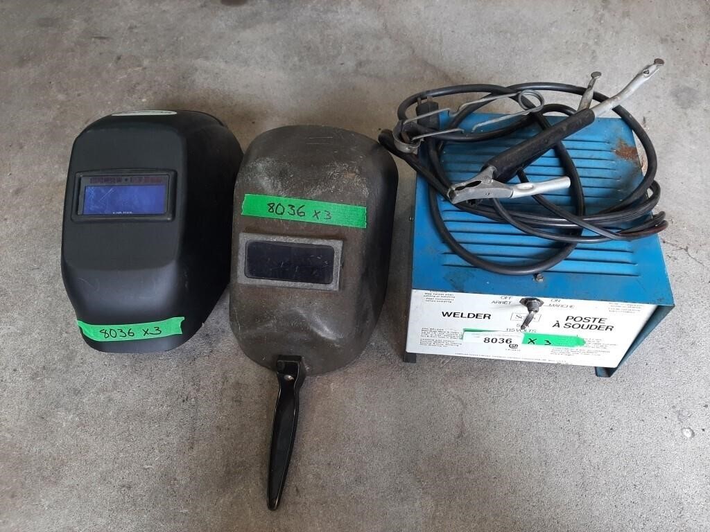 Sears 50amp 115volt Arc Welder And 2 Welding