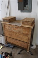 Stripped Antique Walnut Dresser